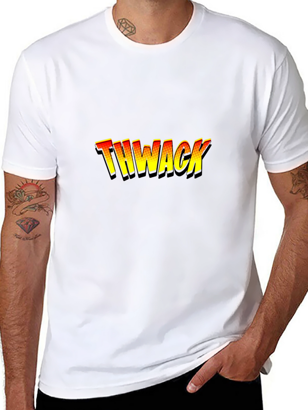 THWACK Graphic T-Shirt - Comic Book Style Tee