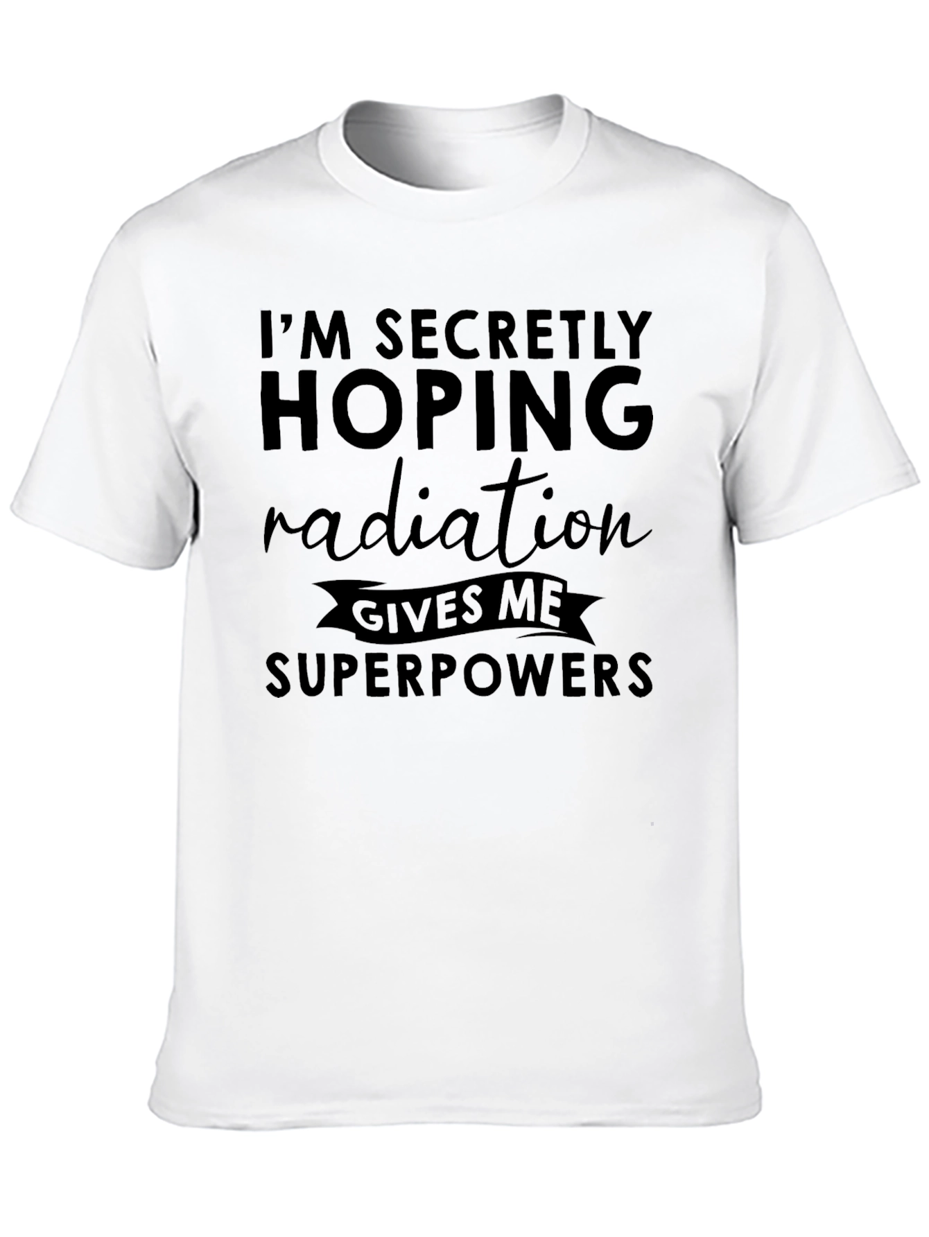 Radiation Superpowers Funny Graphic Tee