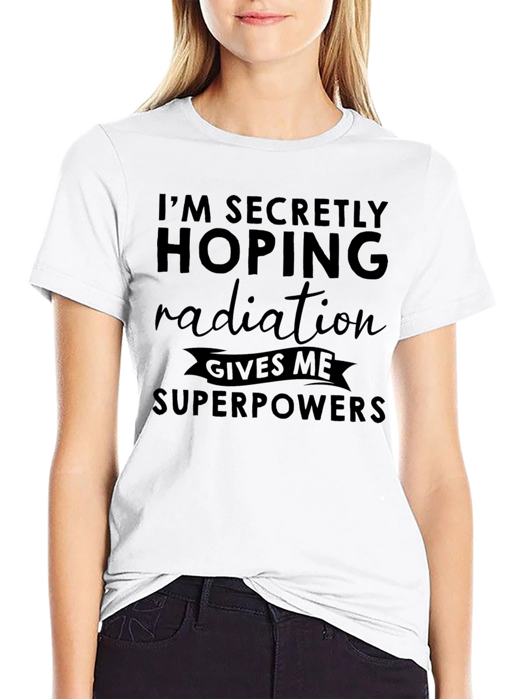 Radiation Superpowers Funny Graphic Tee