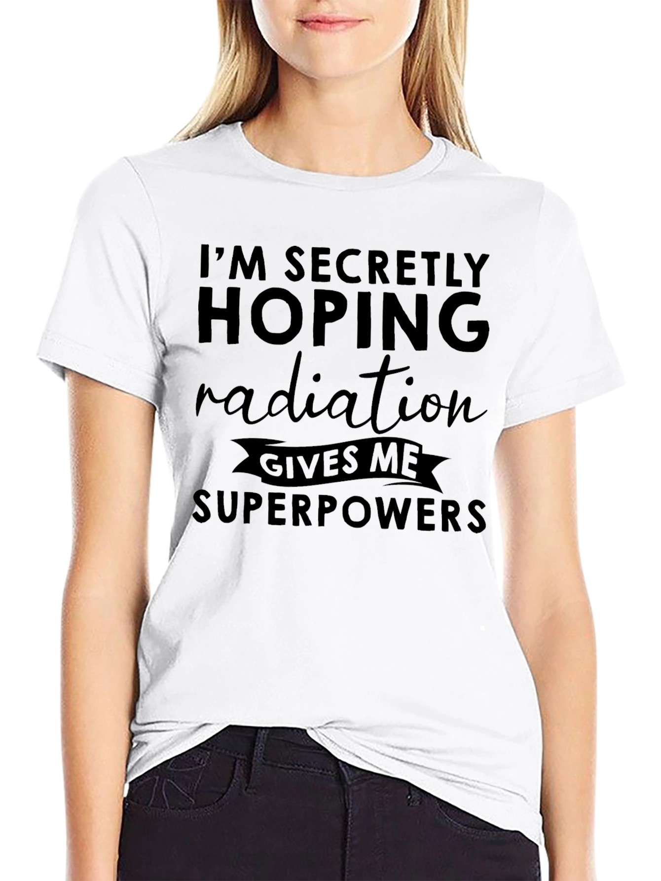 Radiation Superpowers Funny Graphic Tee
