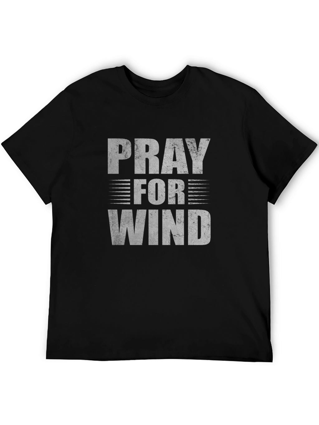 Pray for Wind T-Shirt - Black Graphic Tee