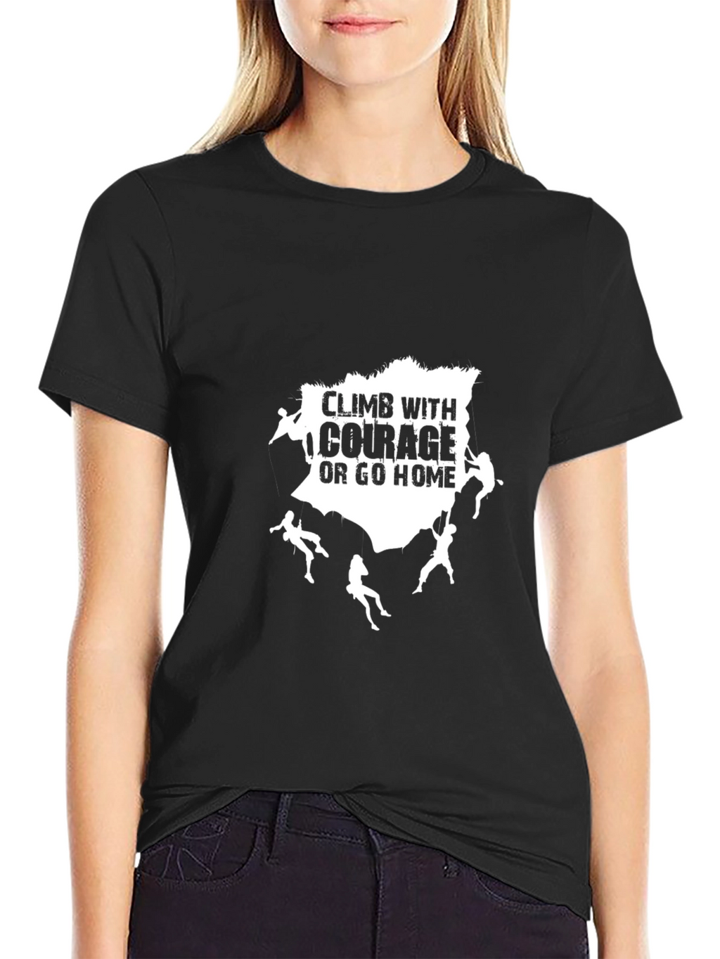 Climb With Courage Graphic T-Shirt