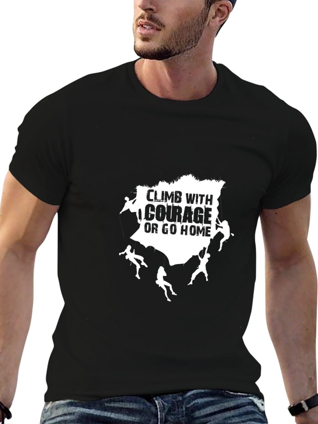 Climb With Courage Graphic T-Shirt