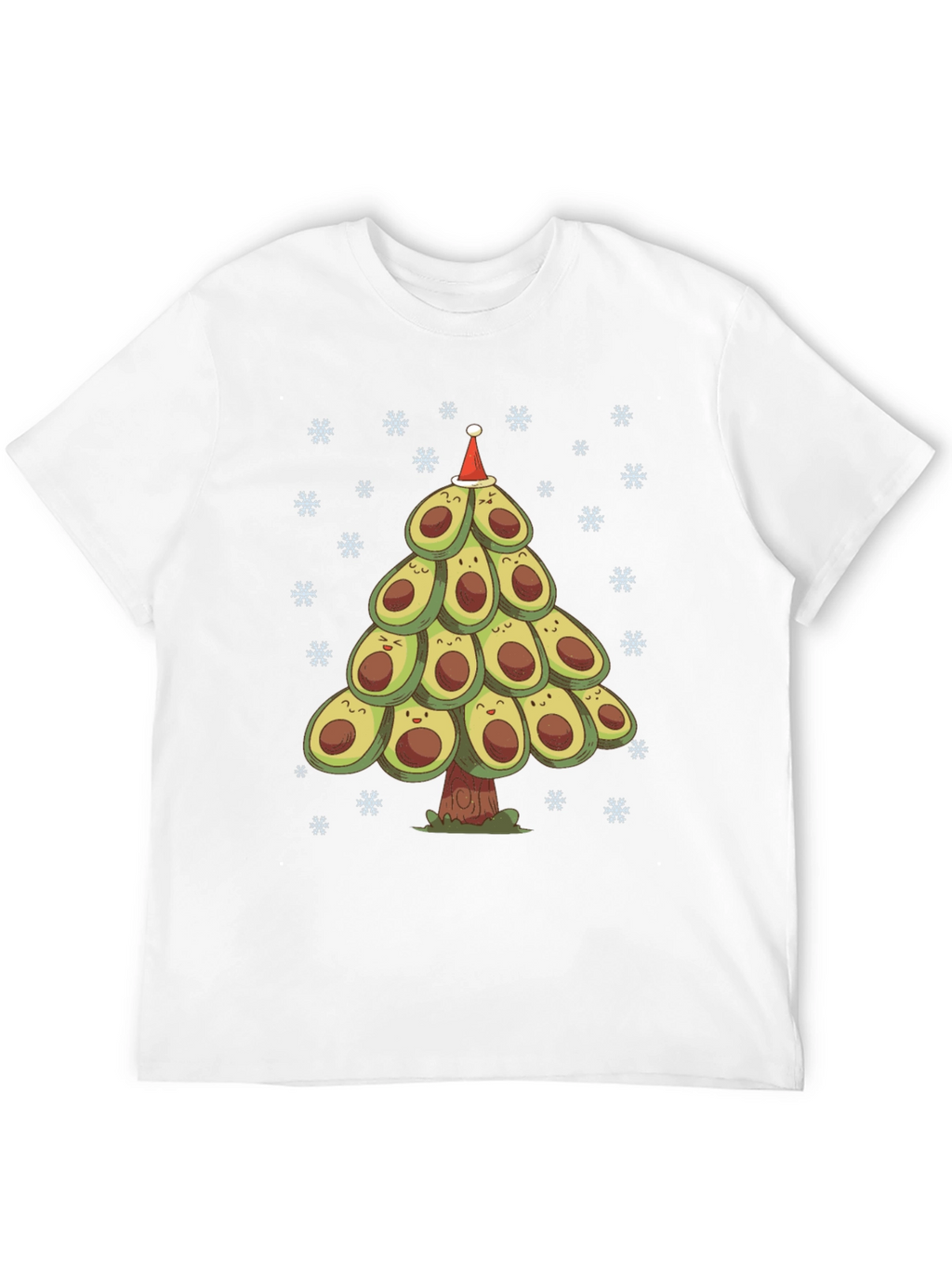 Avocado Christmas Tree T-Shirt
