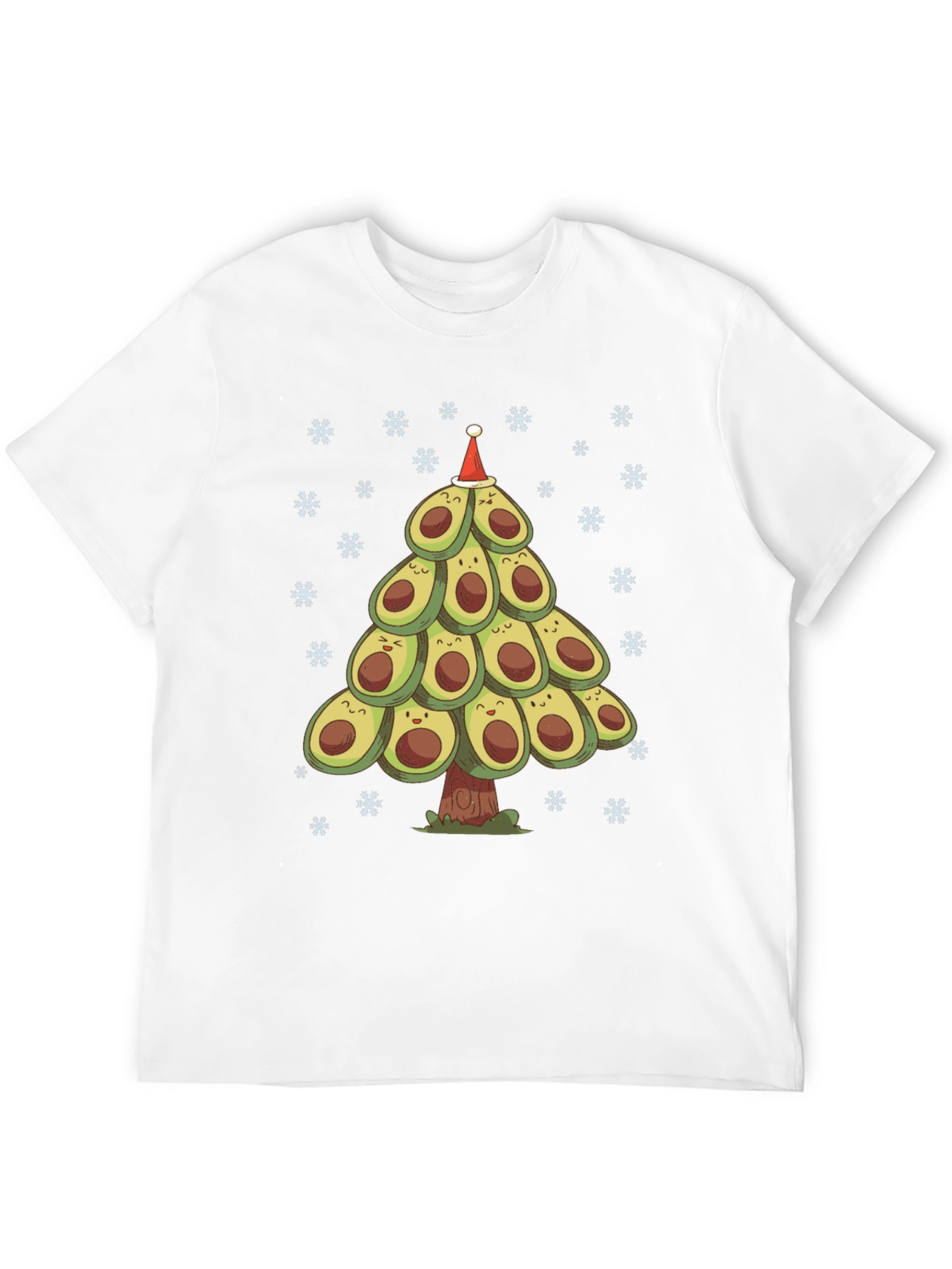Avocado Christmas Tree T-Shirt