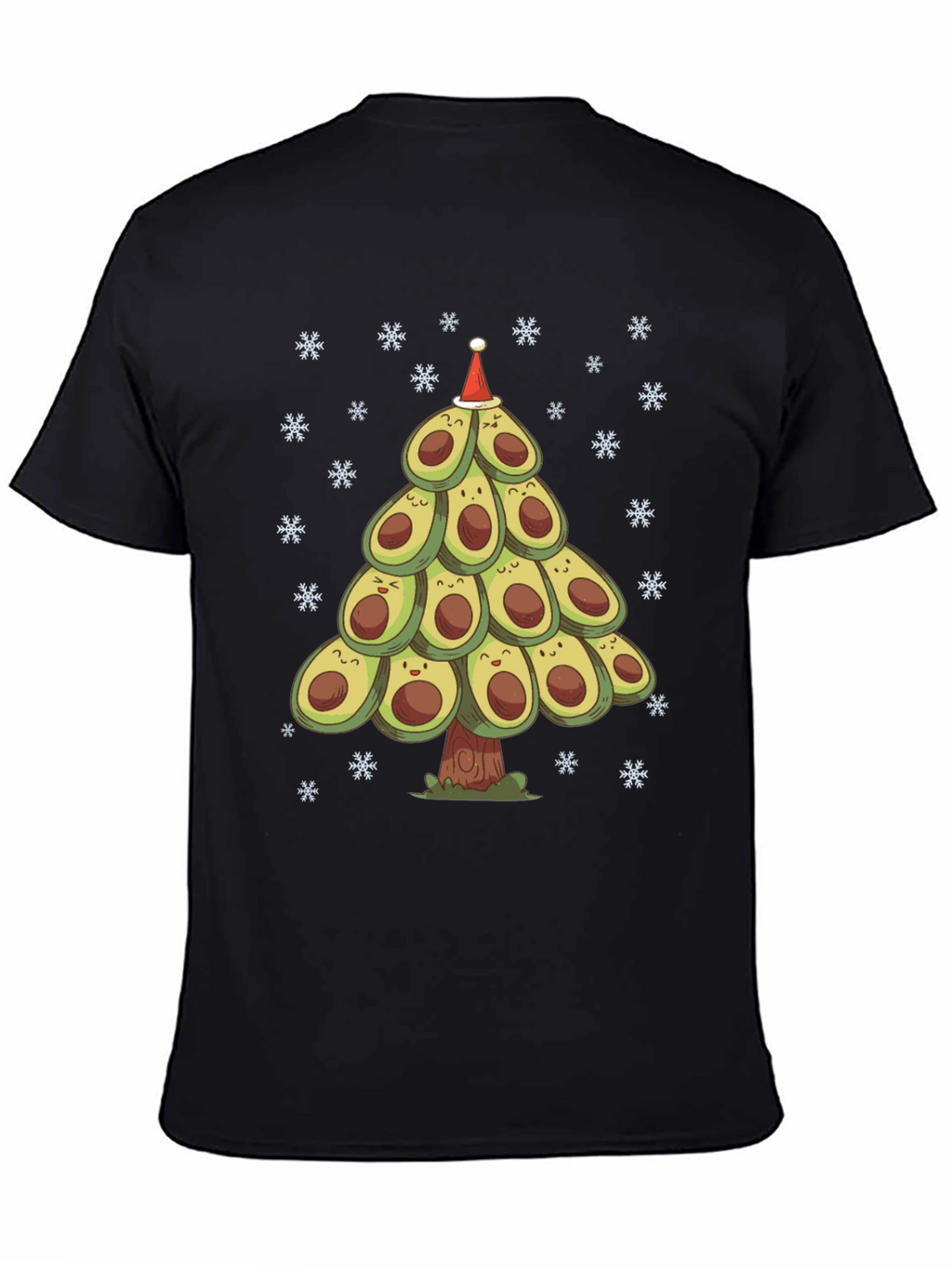 Avocado Christmas Tree T-Shirt