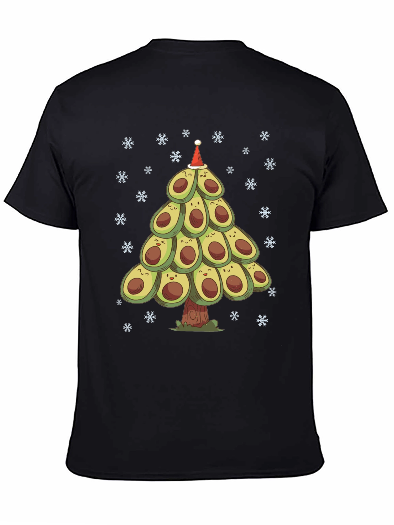 Avocado Christmas Tree T-Shirt
