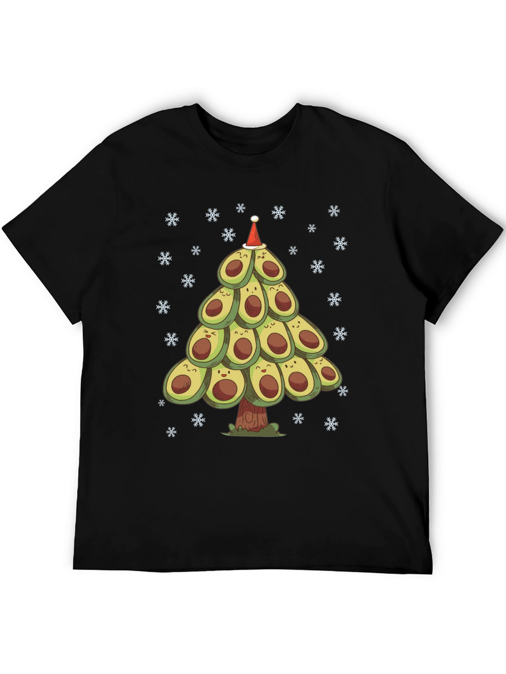 Avocado Christmas Tree T-Shirt