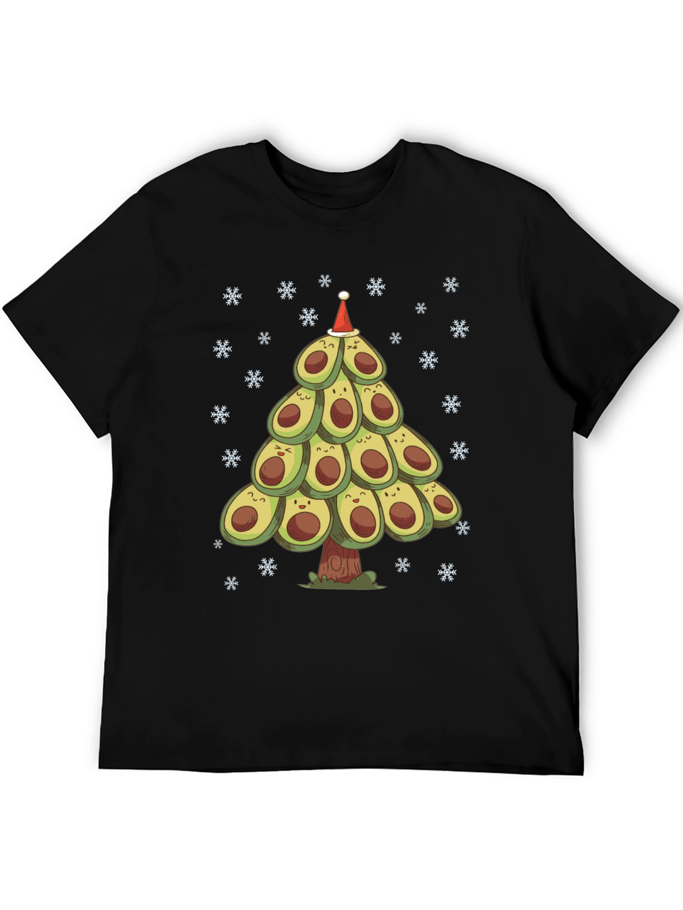 Avocado Christmas Tree T-Shirt
