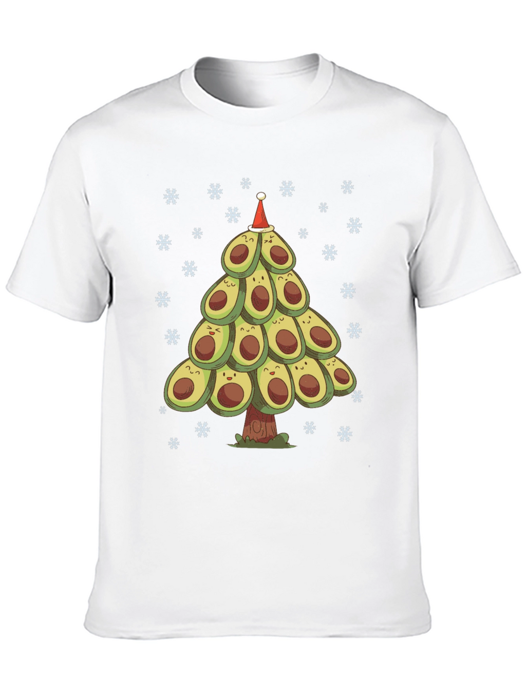 Avocado Christmas Tree T-Shirt