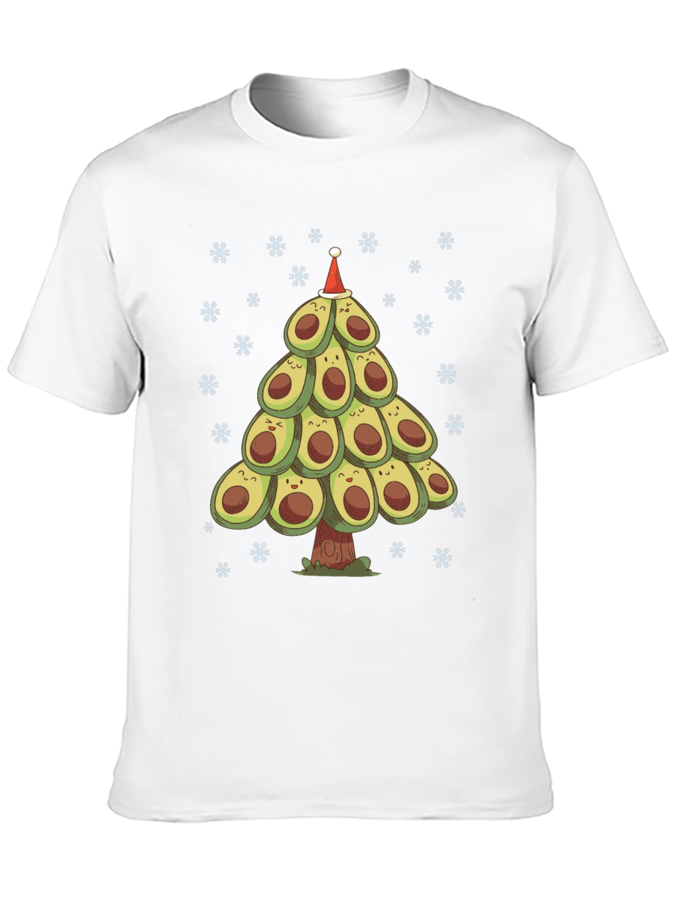 Avocado Christmas Tree T-Shirt