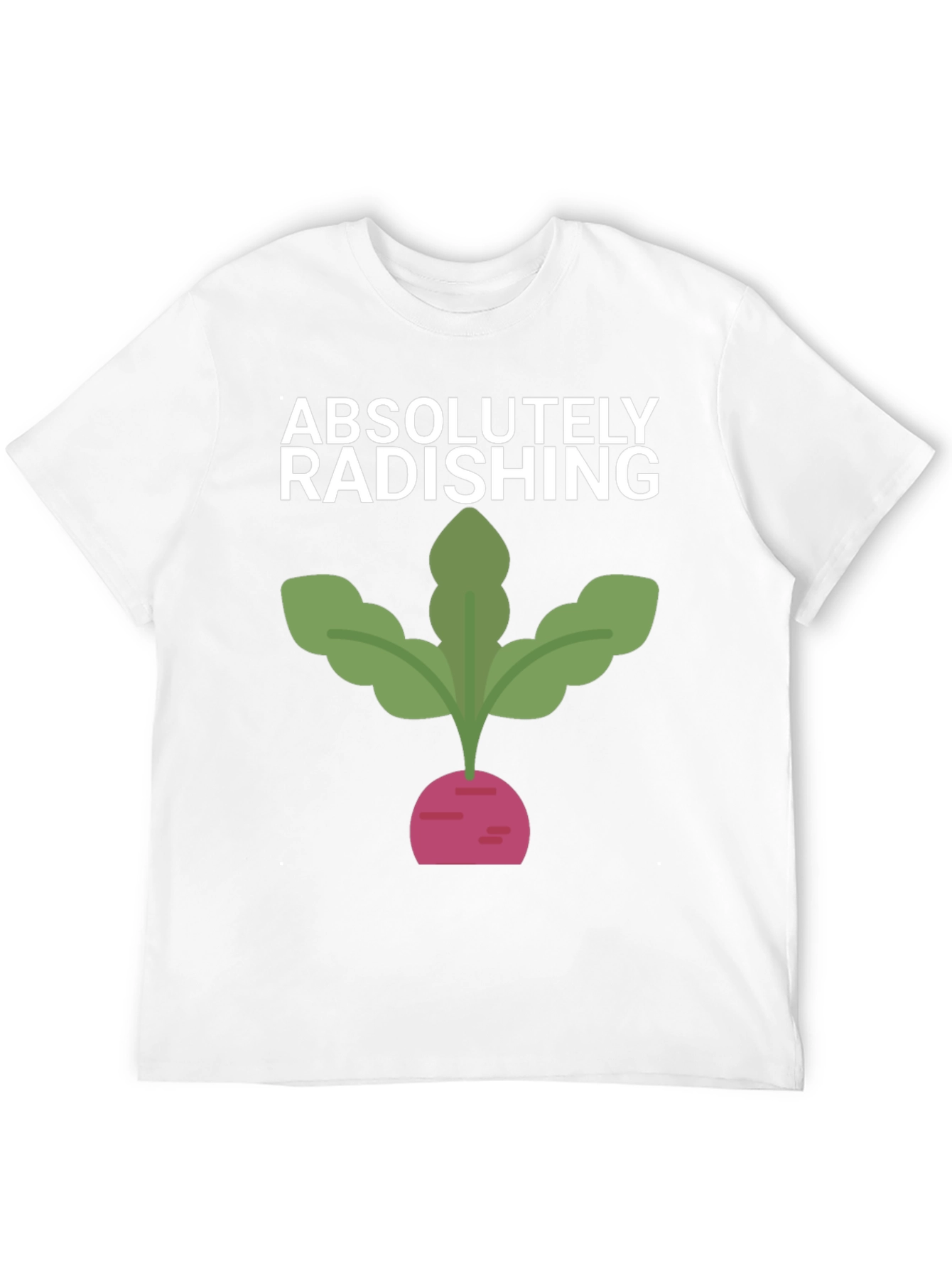 Absolutely Radishing Graphic Tee - Black Cotton T-Shirt