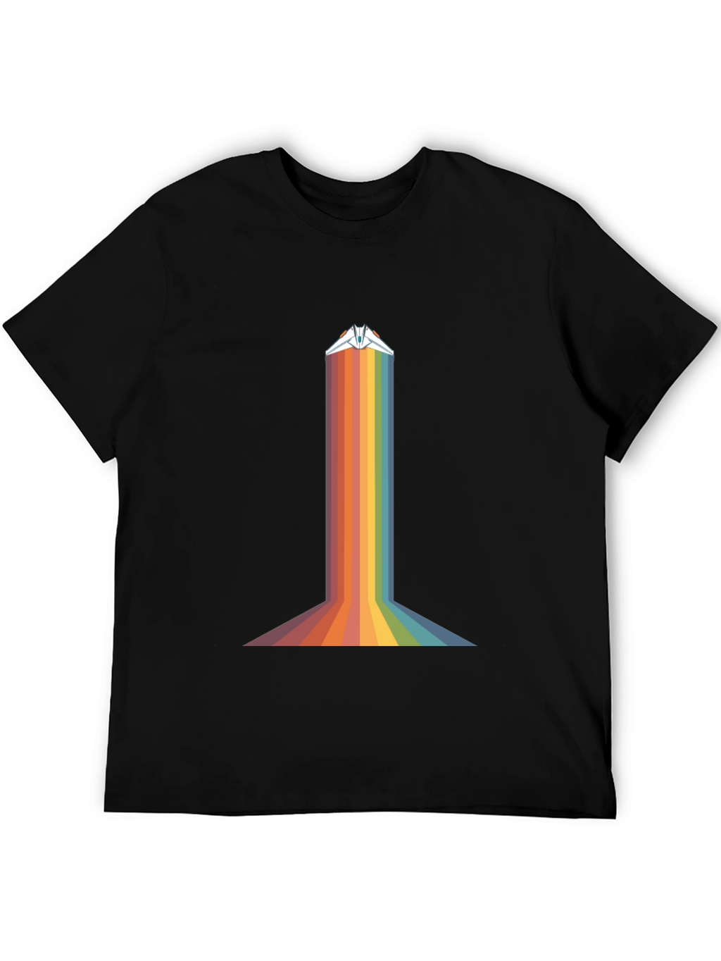 Rainbow Spaceship T-Shirt
