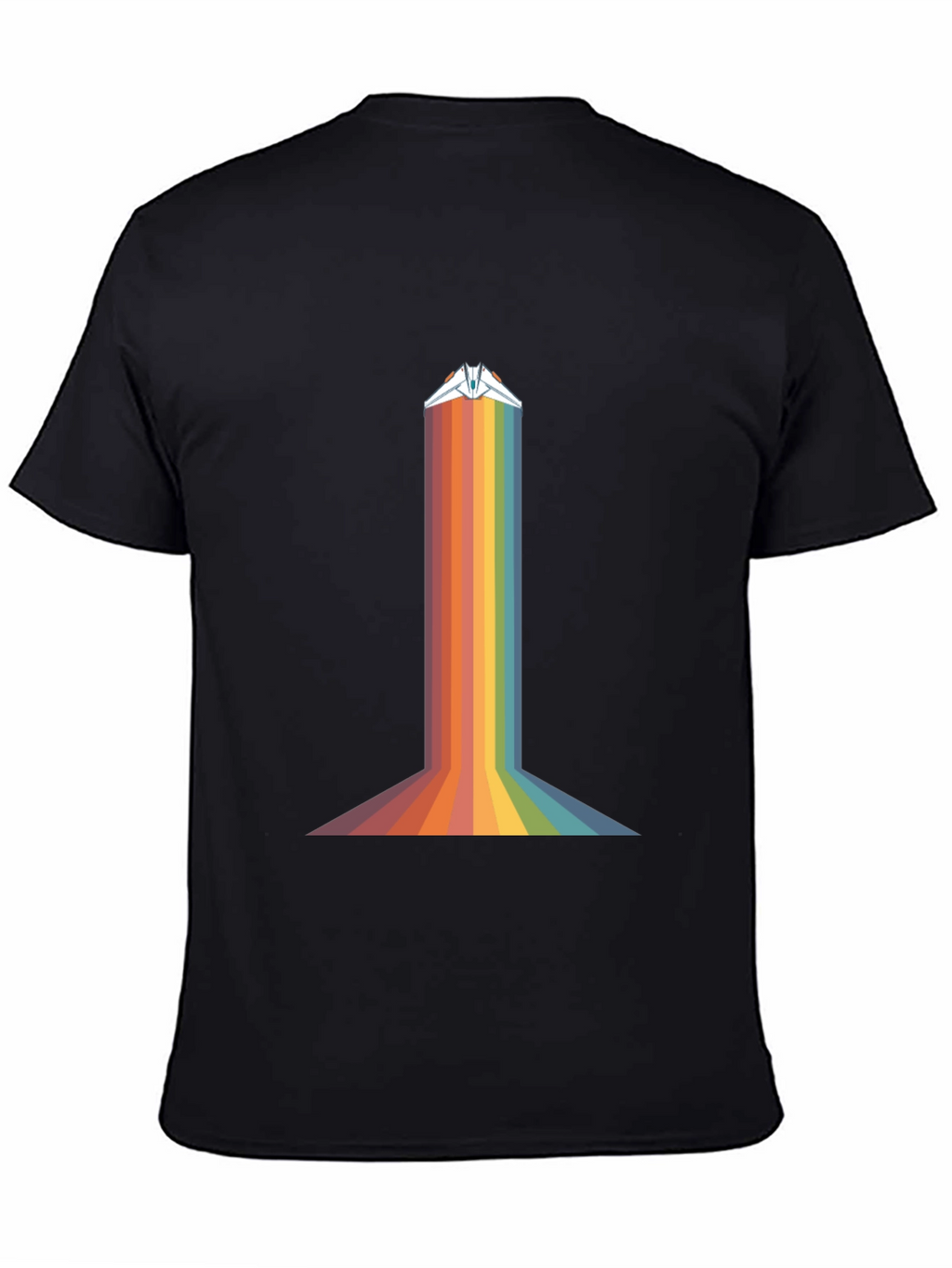 Rainbow Spaceship T-Shirt