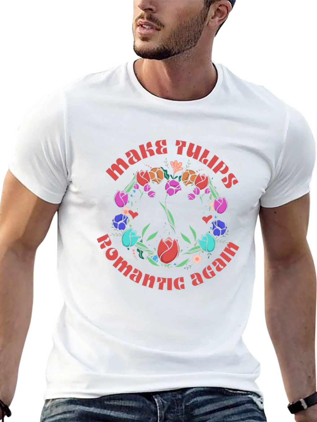 Romantic Tulips Graphic Tee
