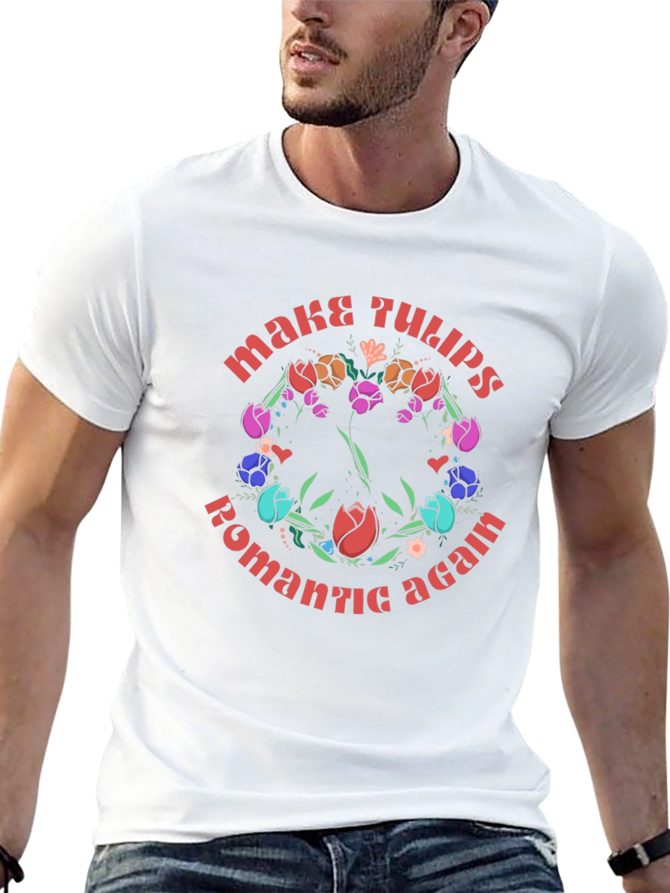 Romantic Tulips Graphic Tee