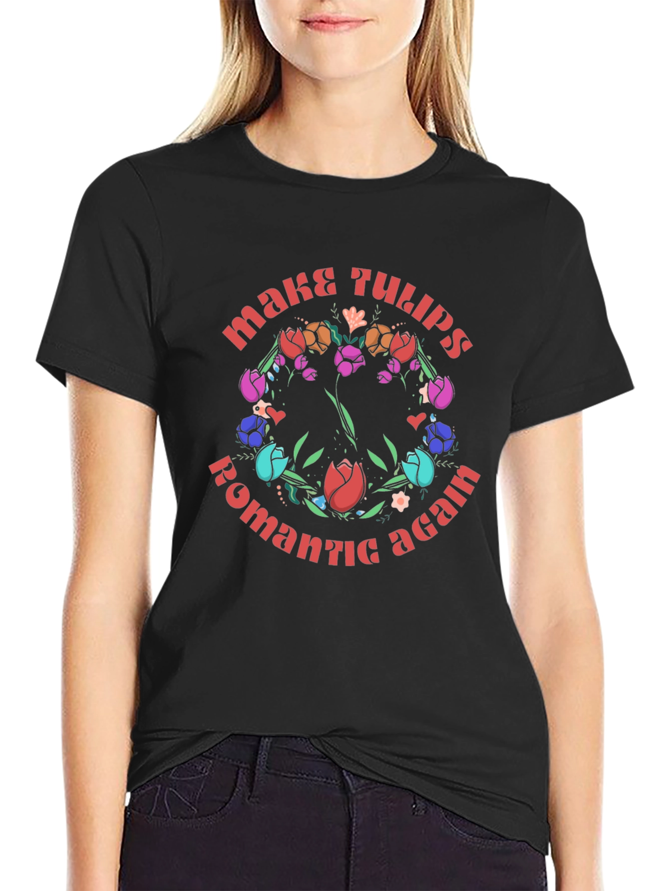Romantic Tulips Graphic Tee