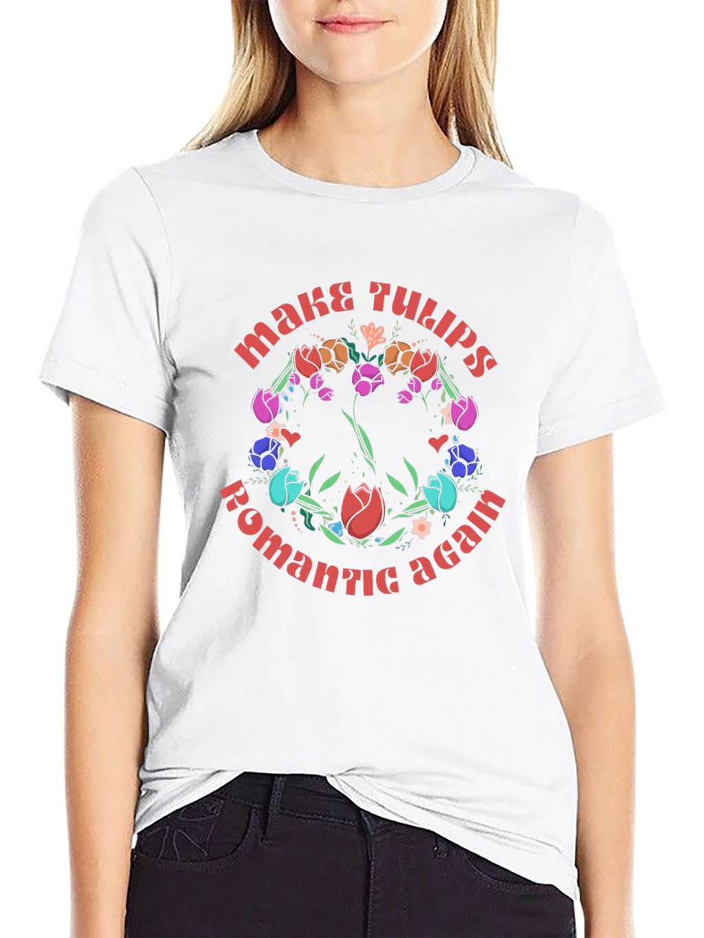 Romantic Tulips Graphic Tee