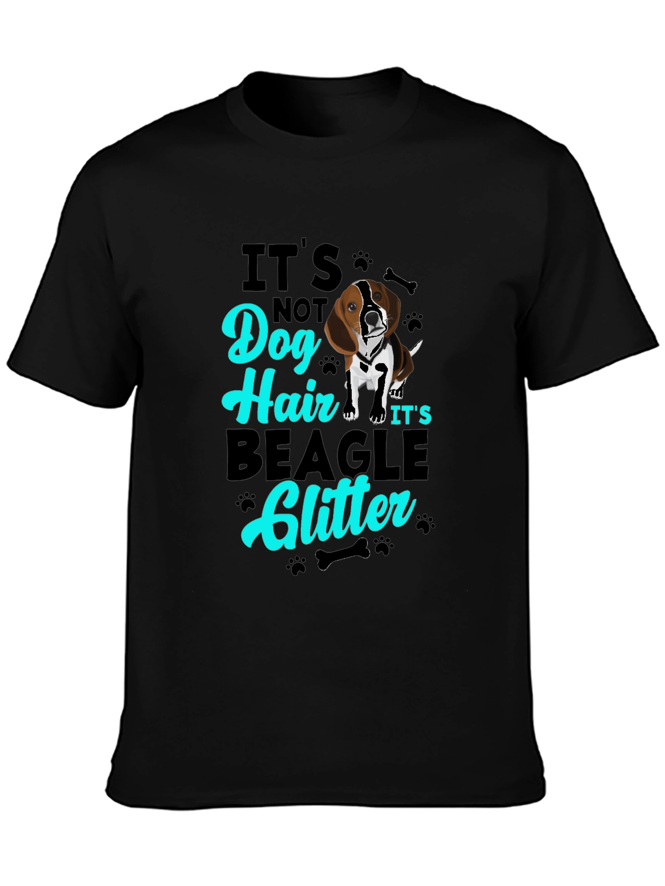 Beagle Glitter T-Shirt - Dog Lover Tee