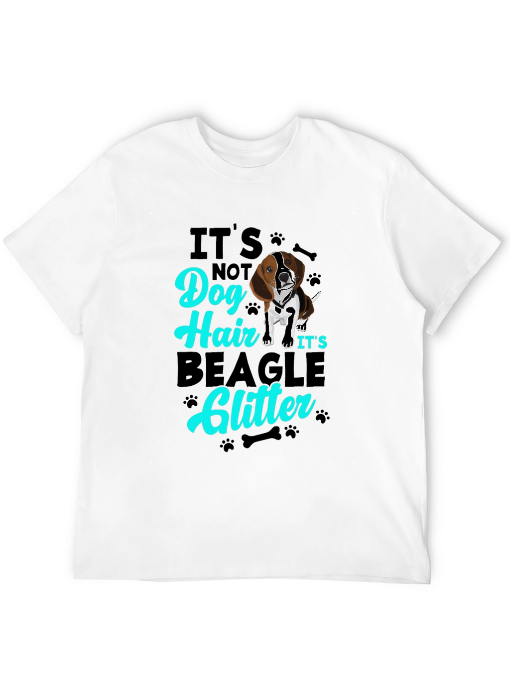 Beagle Glitter T-Shirt - Dog Lover Tee