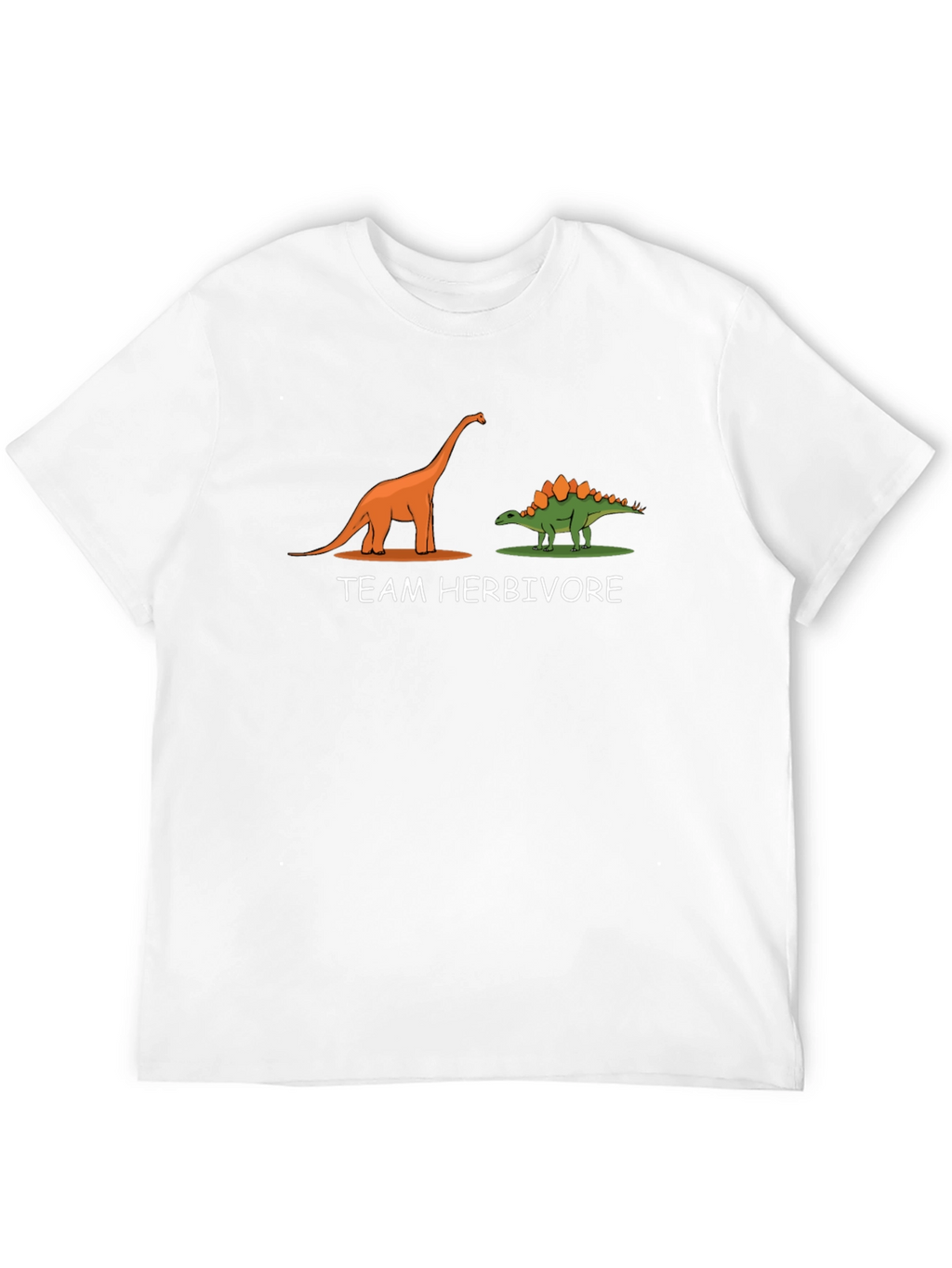 Team Herbivore Black T-Shirt - Dinosaur Graphic Tee