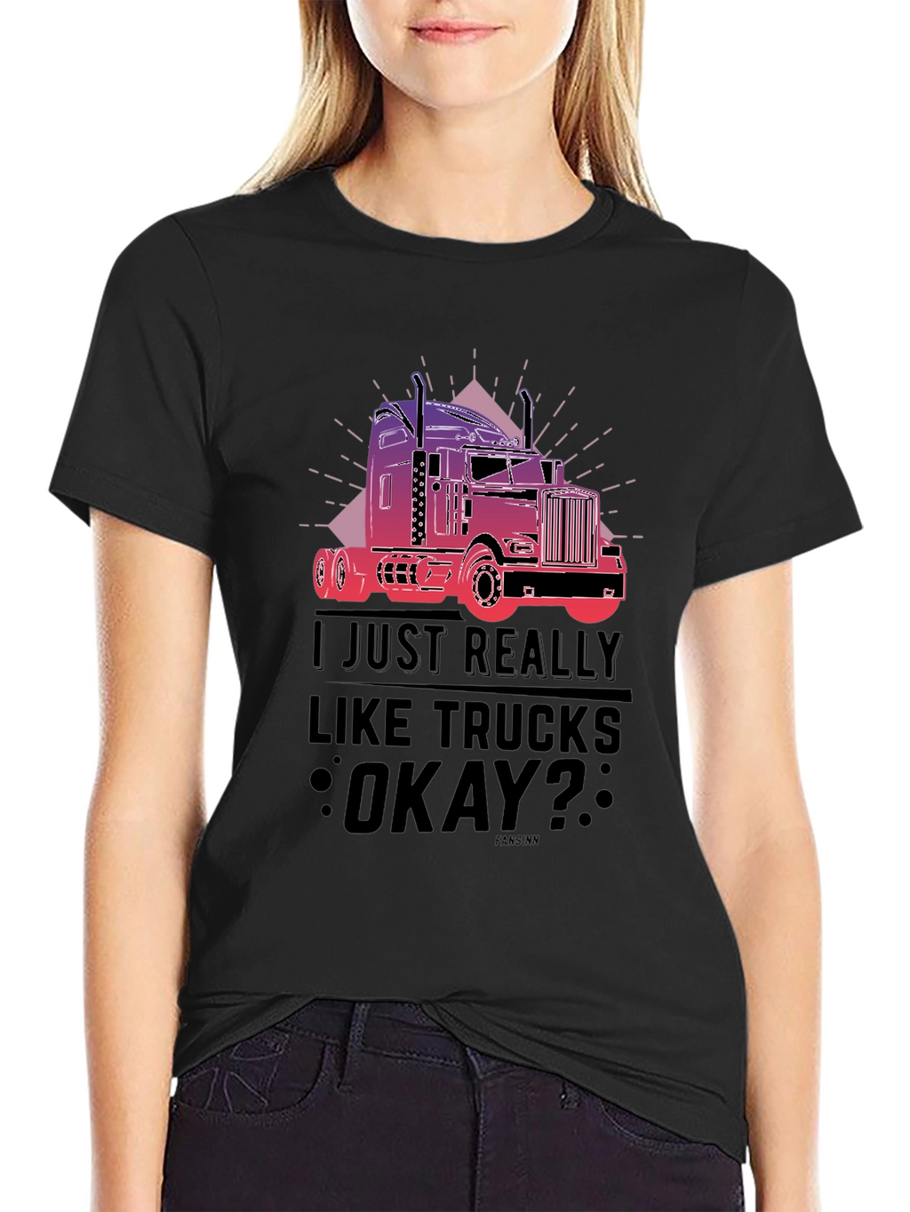 Truck Lover T-Shirt - I Just Really Like Trucks
