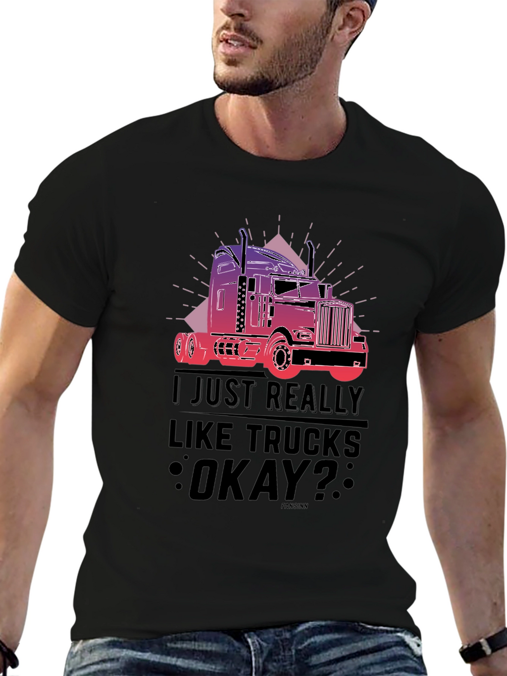 Truck Lover T-Shirt - I Just Really Like Trucks