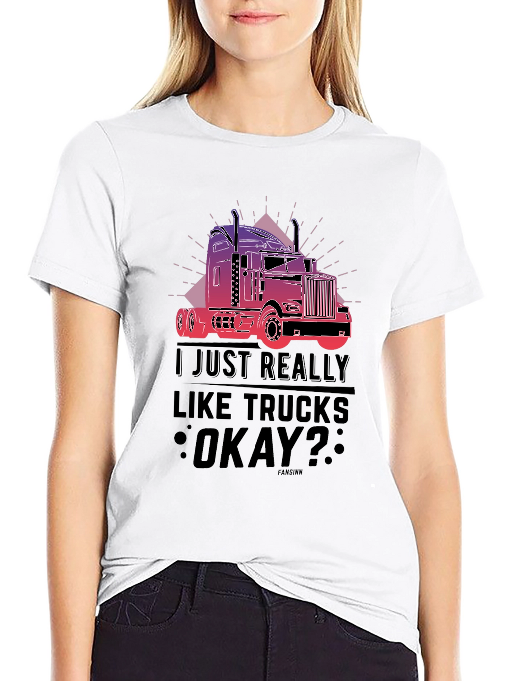 Truck Lover T-Shirt - I Just Really Like Trucks