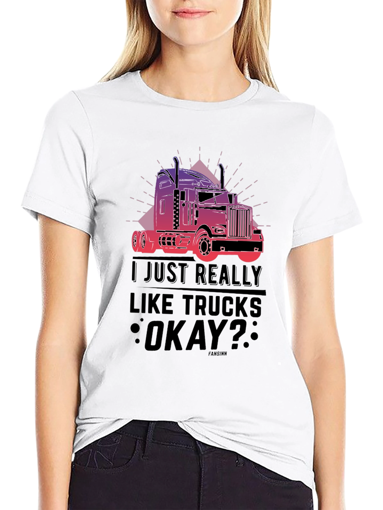 Truck Lover T-Shirt - I Just Really Like Trucks