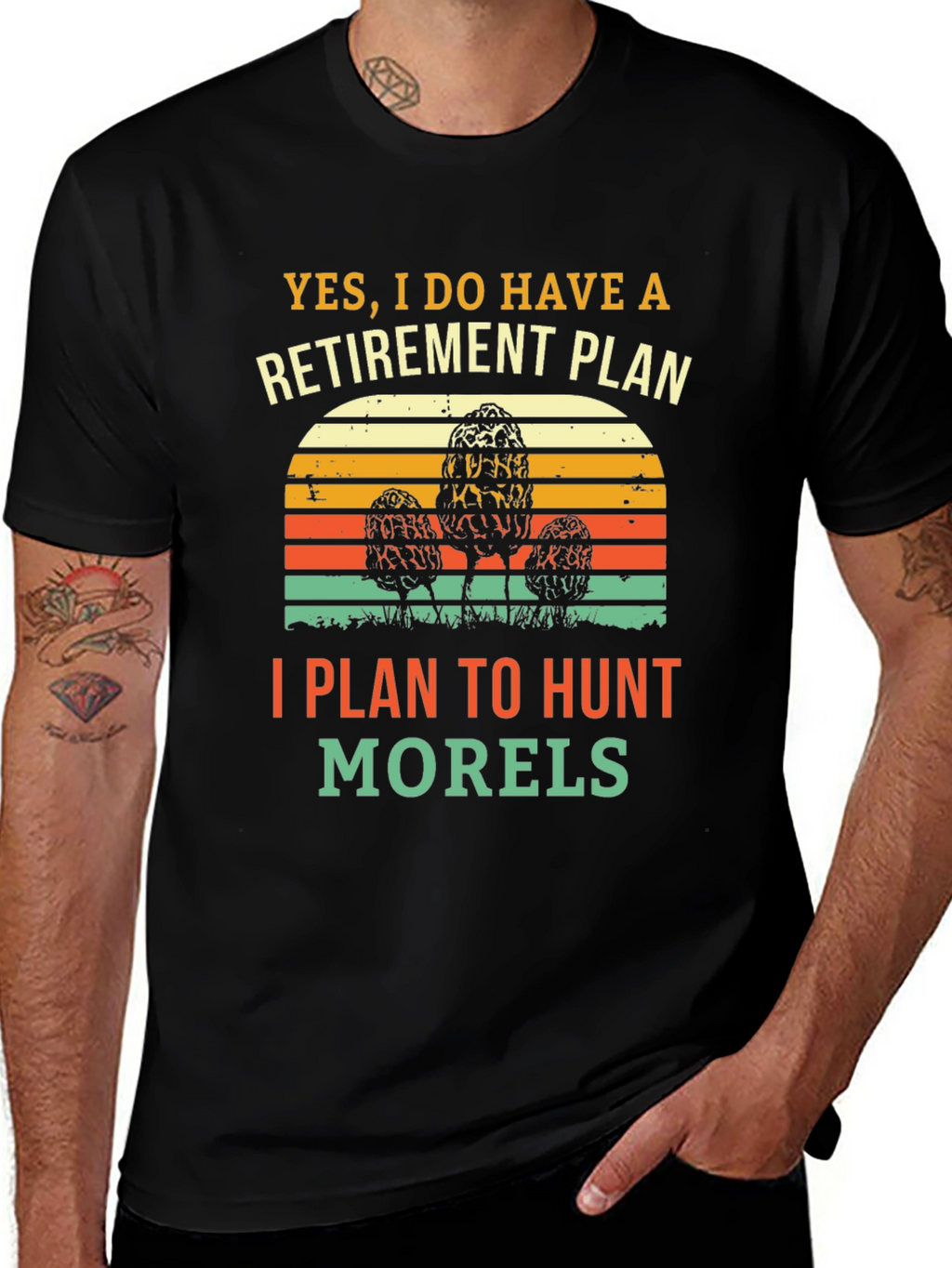 Retirement Morel Mushroom Hunting T-Shirt