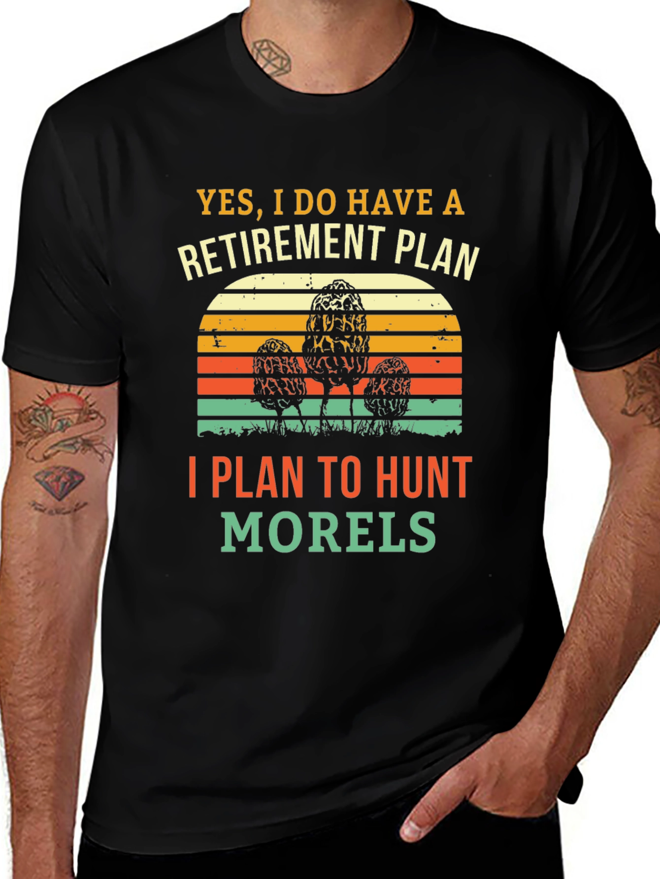 Retirement Morel Mushroom Hunting T-Shirt