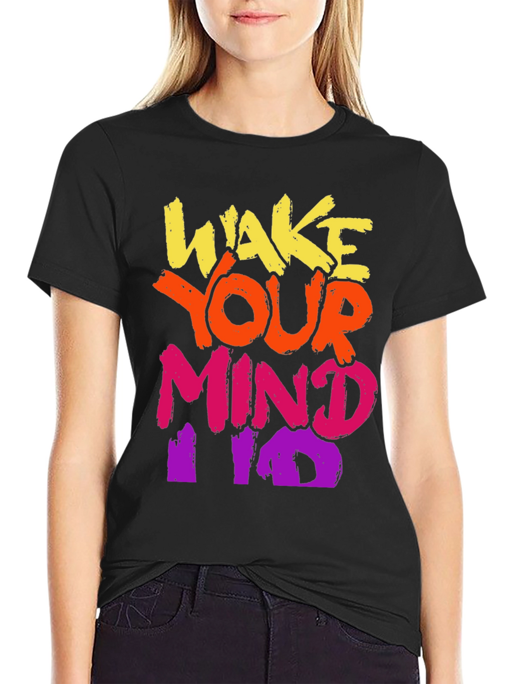 Wake Your Mind T-Shirt - Bold Graphic Tee
