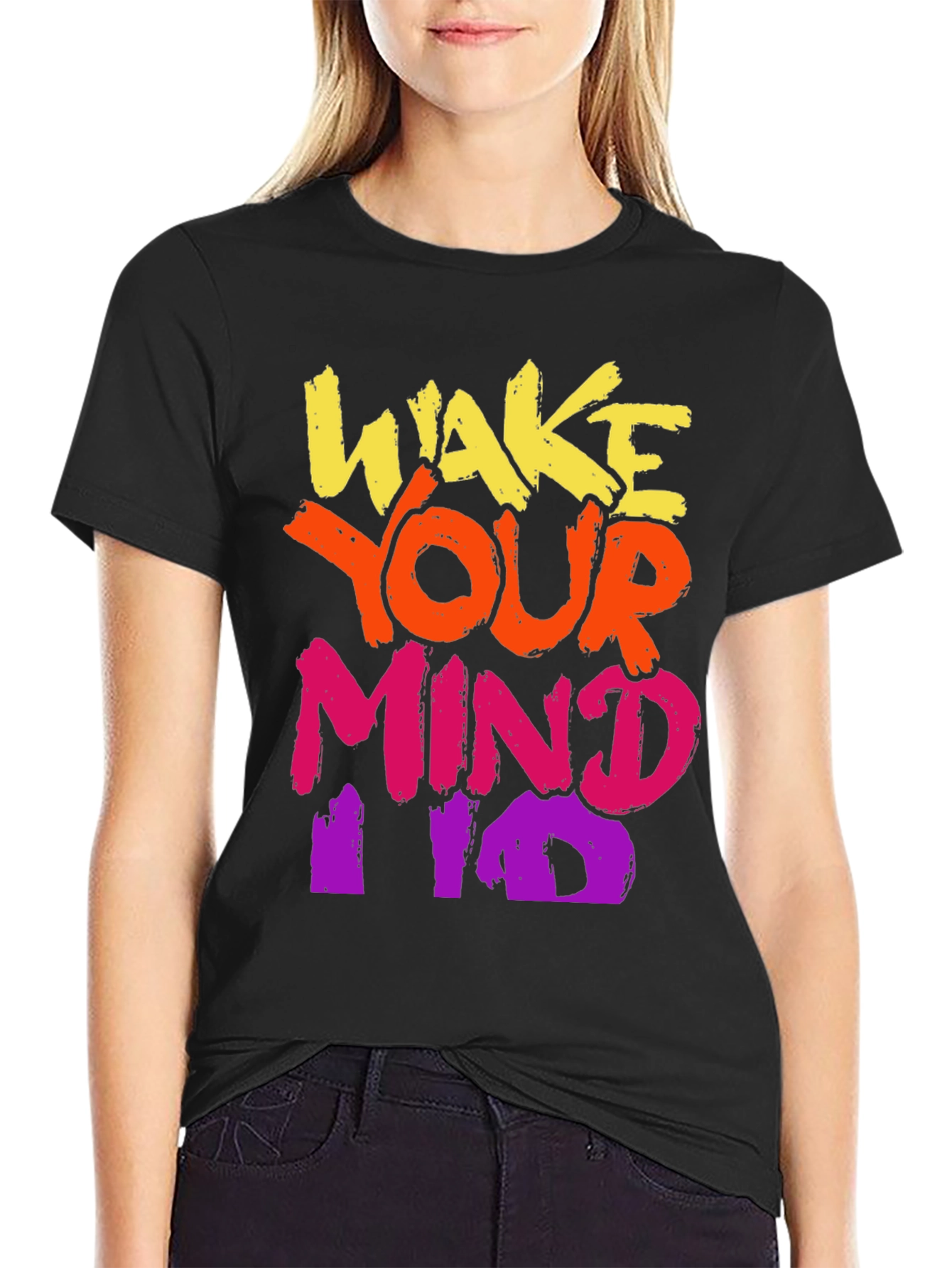 Wake Your Mind T-Shirt - Bold Graphic Tee