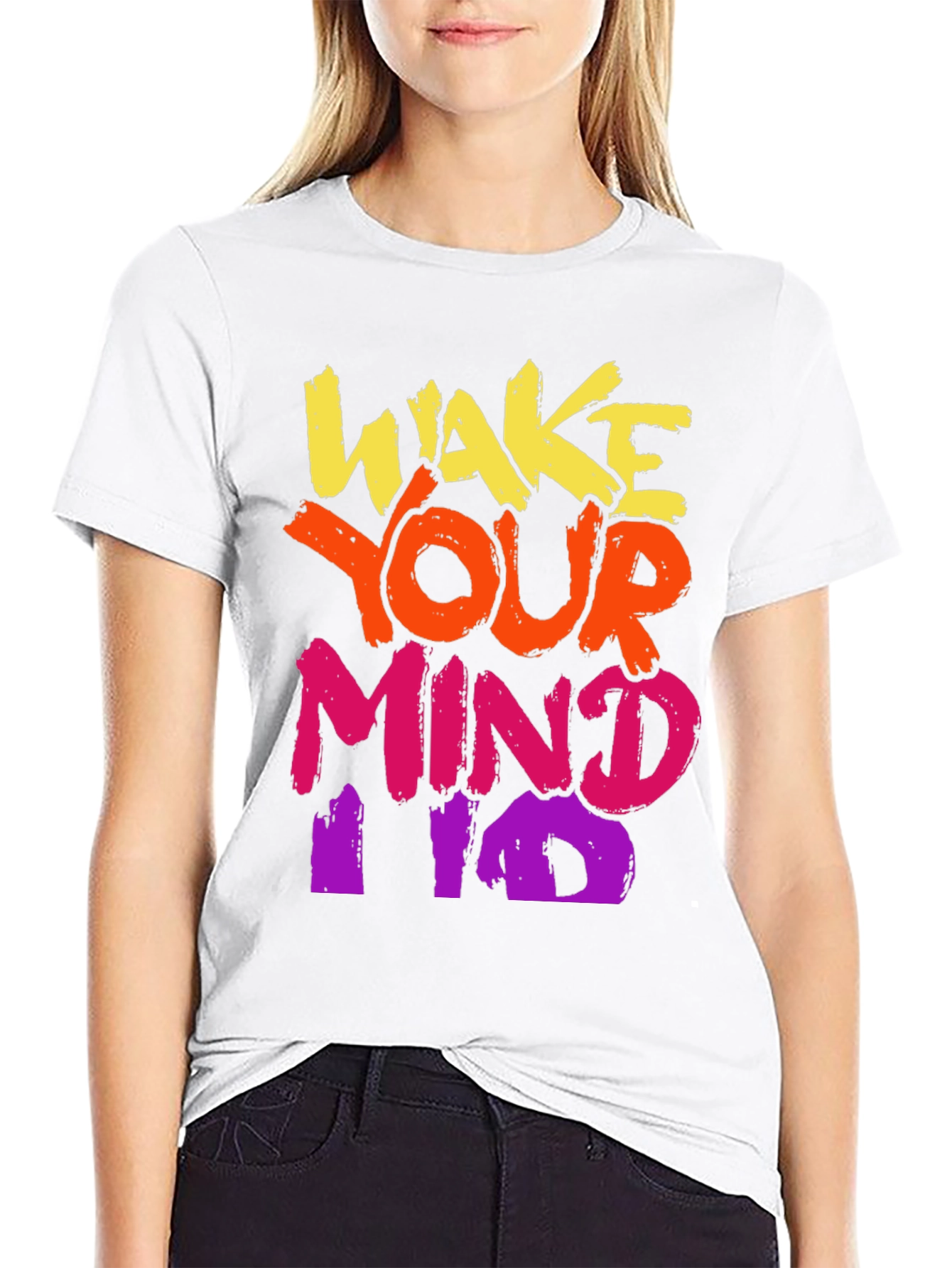 Wake Your Mind T-Shirt - Bold Graphic Tee