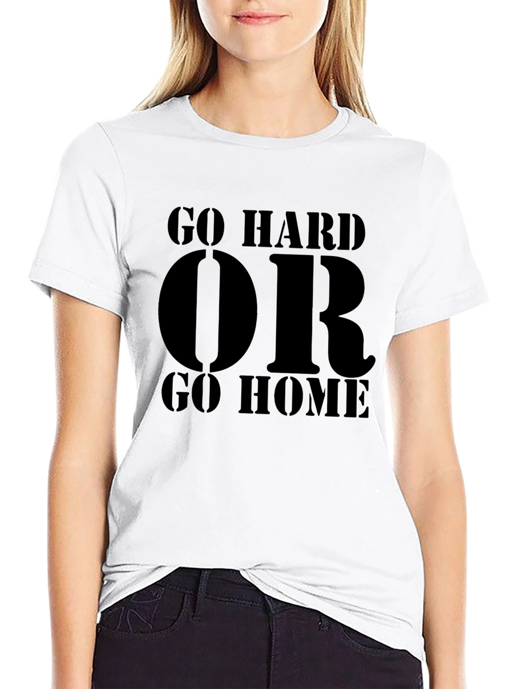 Go Hard or Go Home Graphic Tee