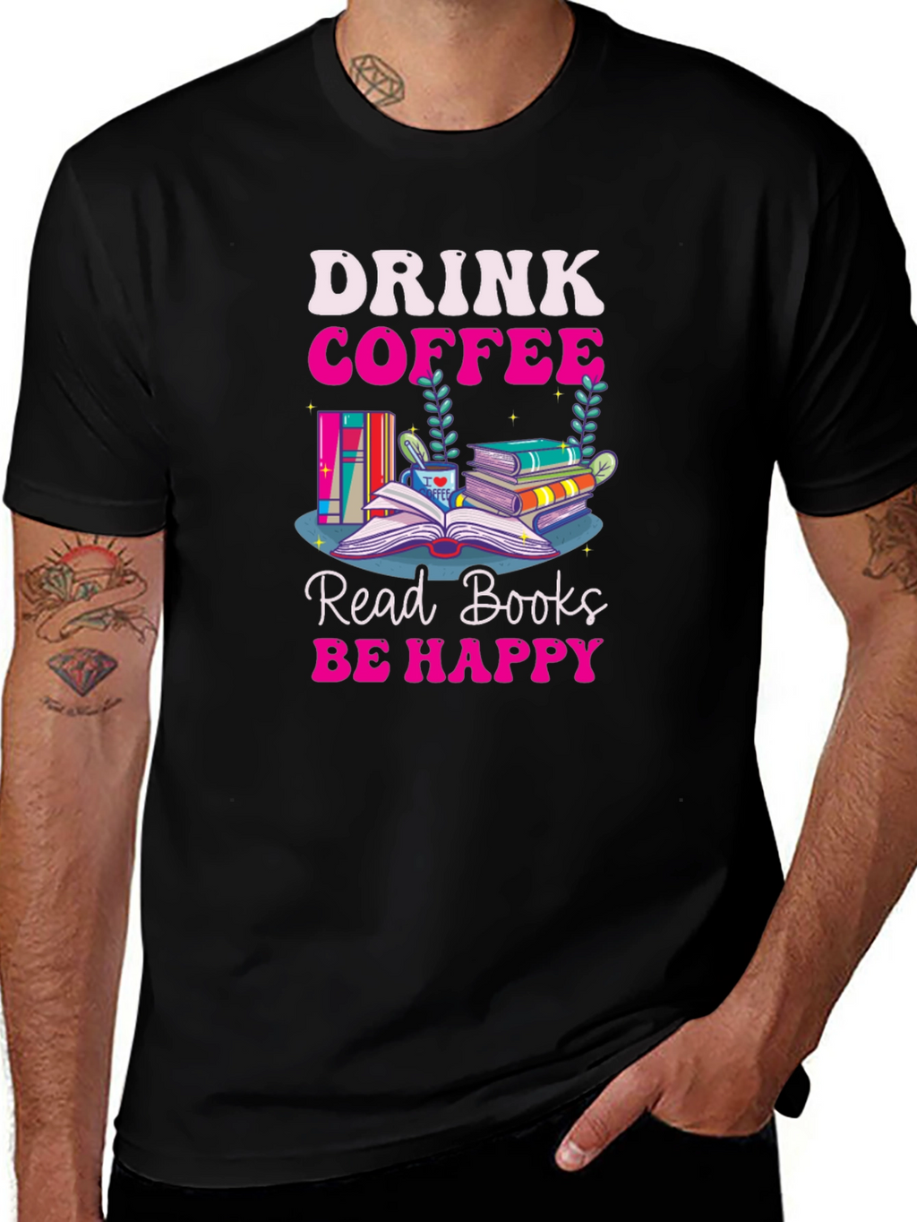 Drink Coffee Read Books T-Shirt