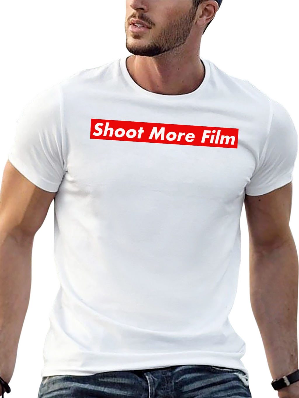 Shoot More Film Graphic T-Shirt - Trendy Streetwear