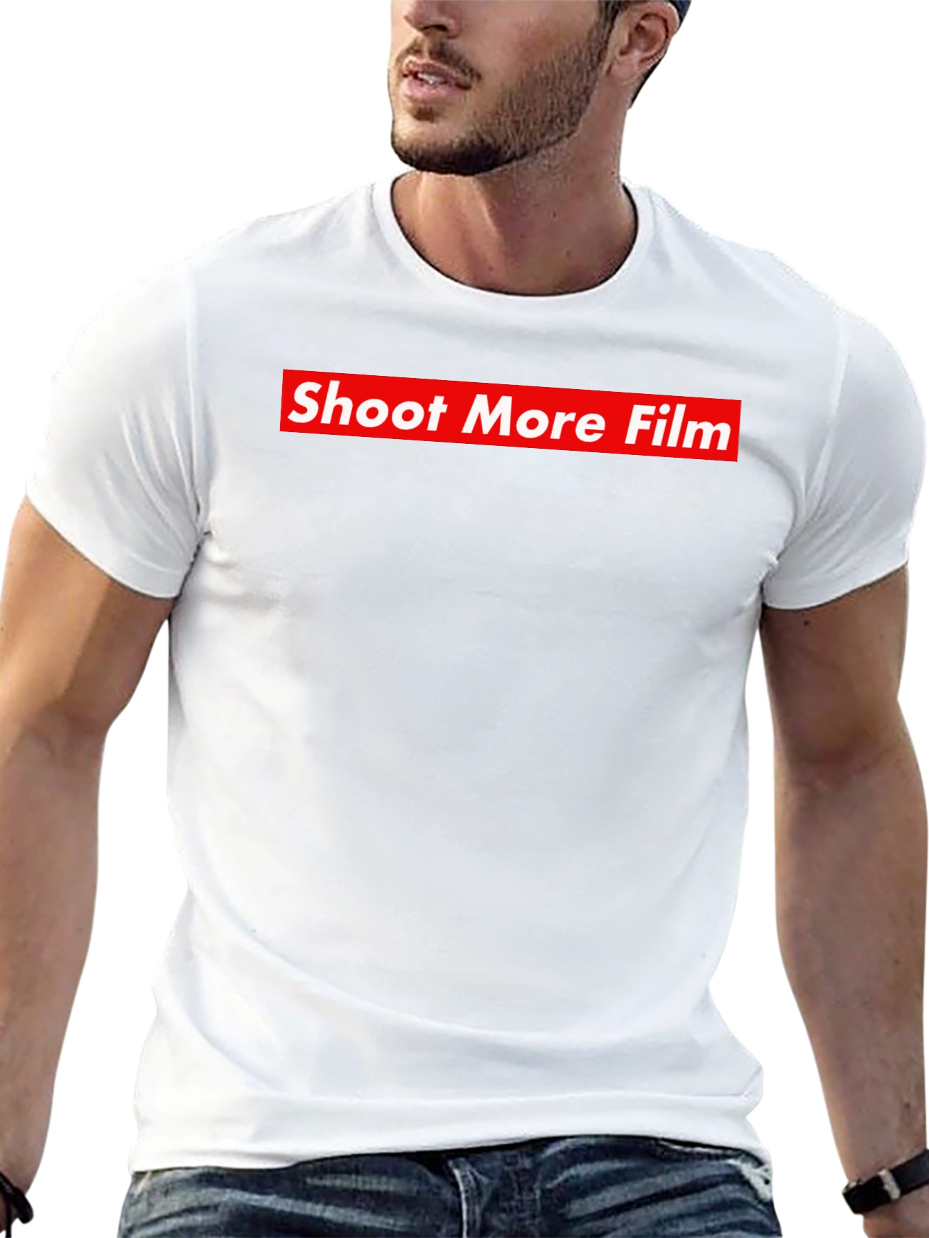 Shoot More Film Graphic T-Shirt - Trendy Streetwear