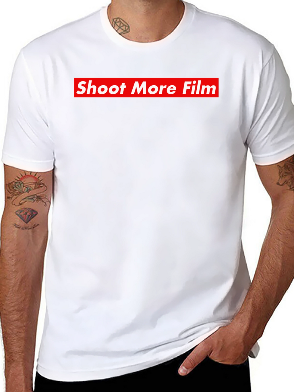 Shoot More Film Graphic T-Shirt - Trendy Streetwear