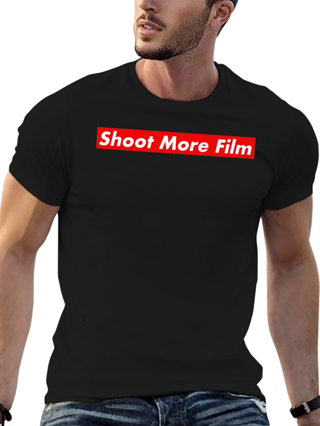 Shoot More Film Graphic T-Shirt - Trendy Streetwear
