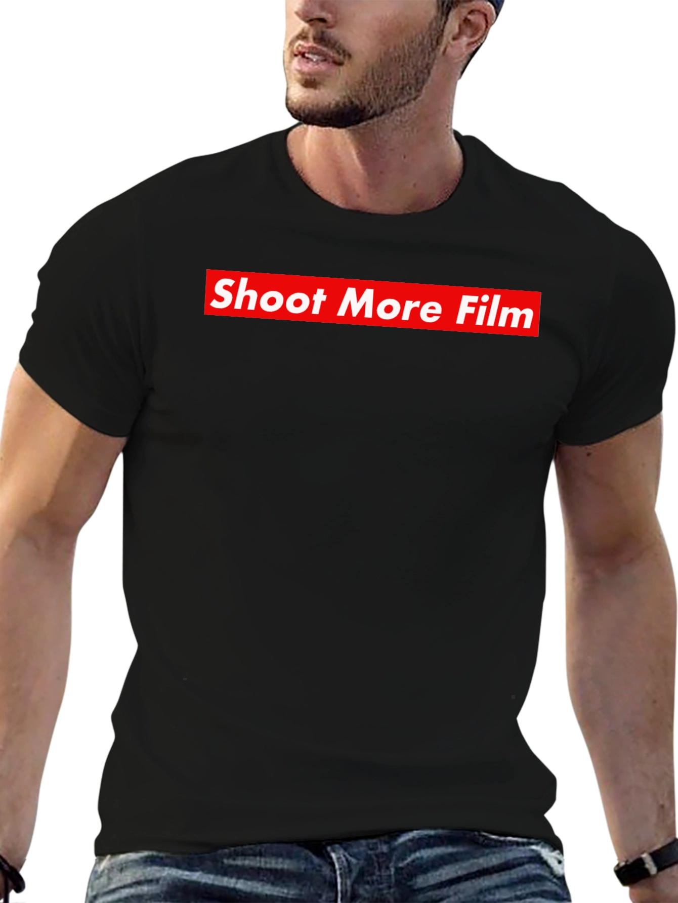 Shoot More Film Graphic T-Shirt - Trendy Streetwear