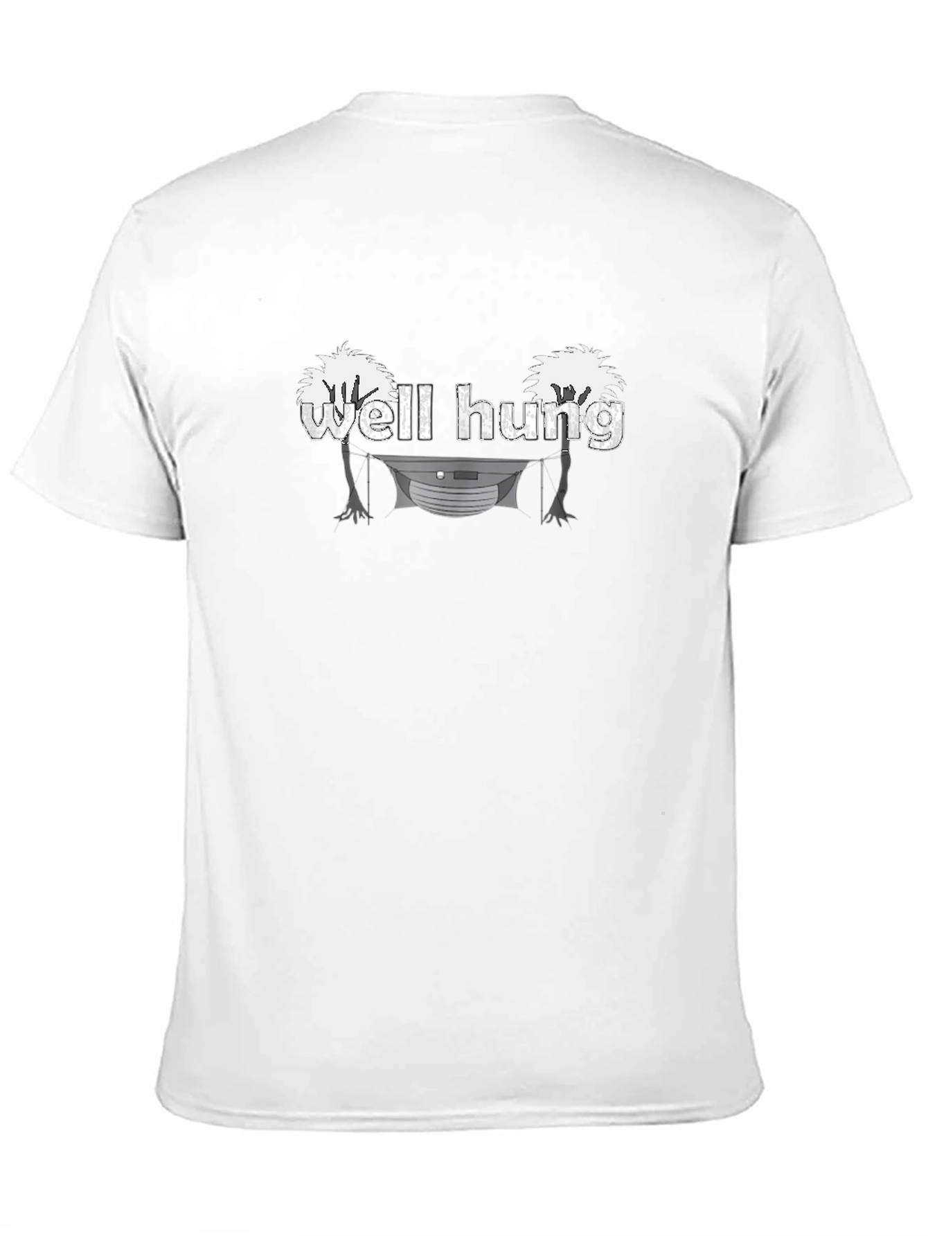 Well Hung T-Shirt Funny Humor Tee