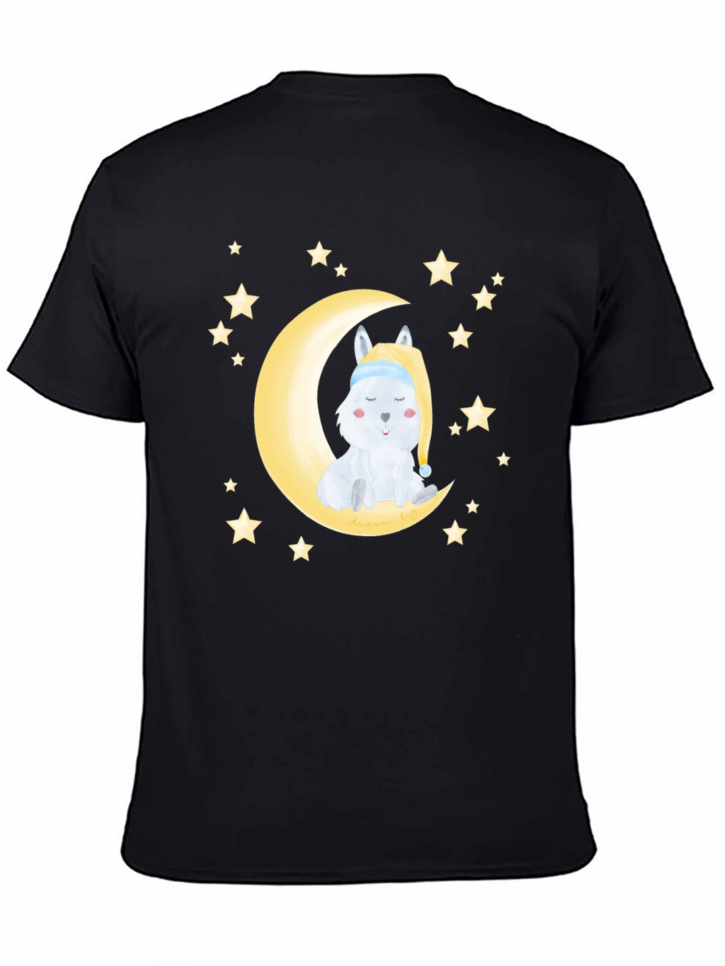 Cute Moon & Stars Sleeping Animal Graphic Tee