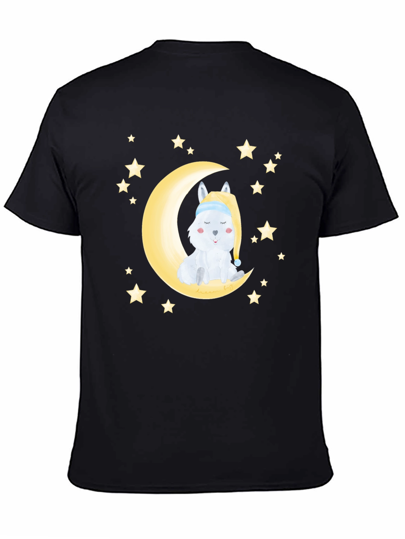 Cute Moon & Stars Sleeping Animal Graphic Tee