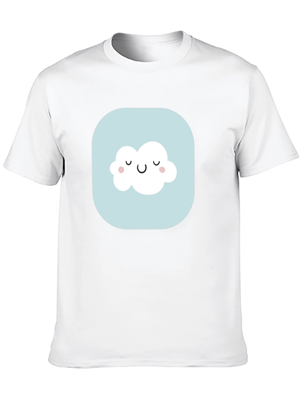 Cute Cloud Graphic Tee - Stylish Comfort