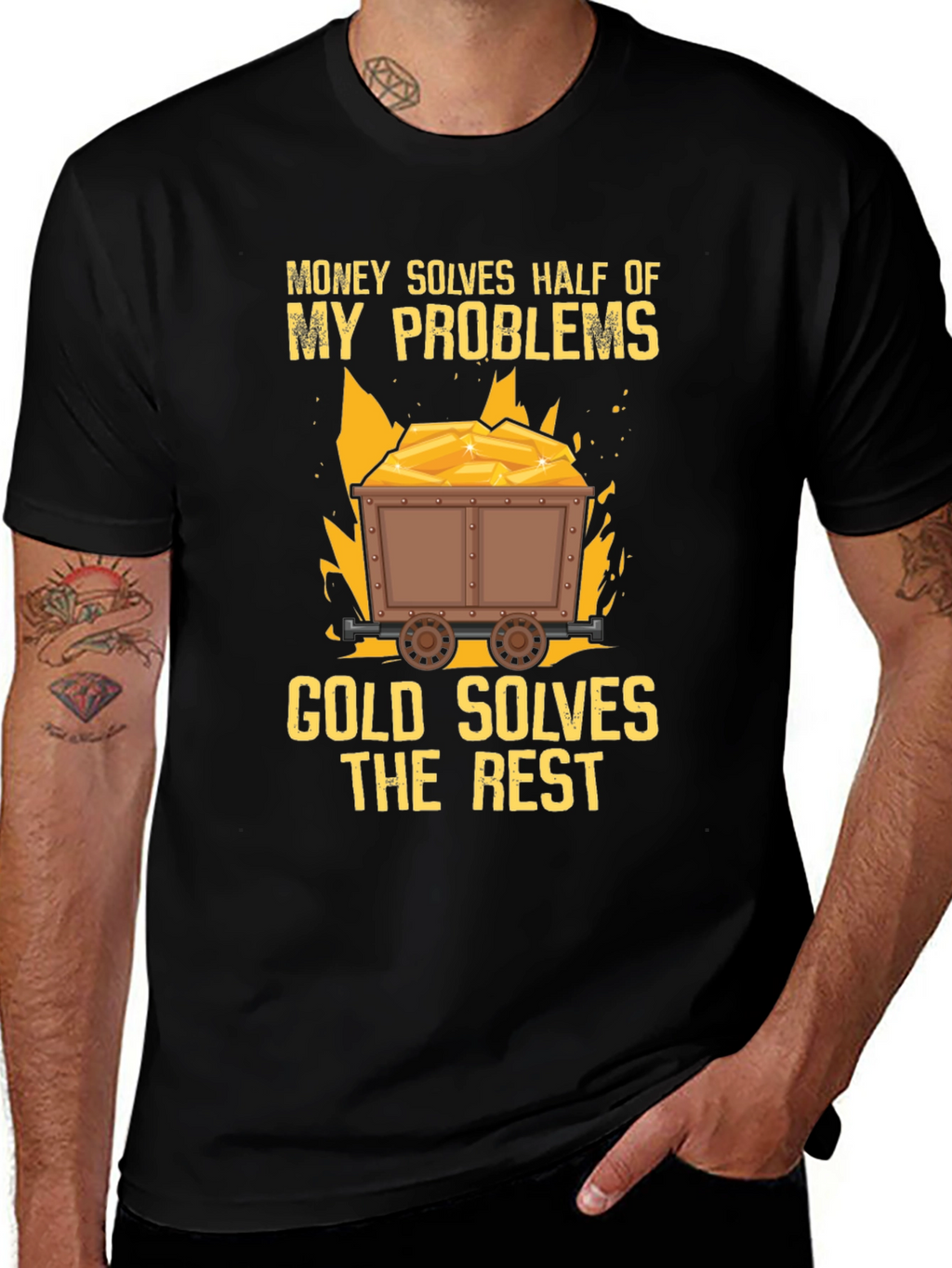 Money Solves Half Gold Solves Rest T-Shirt