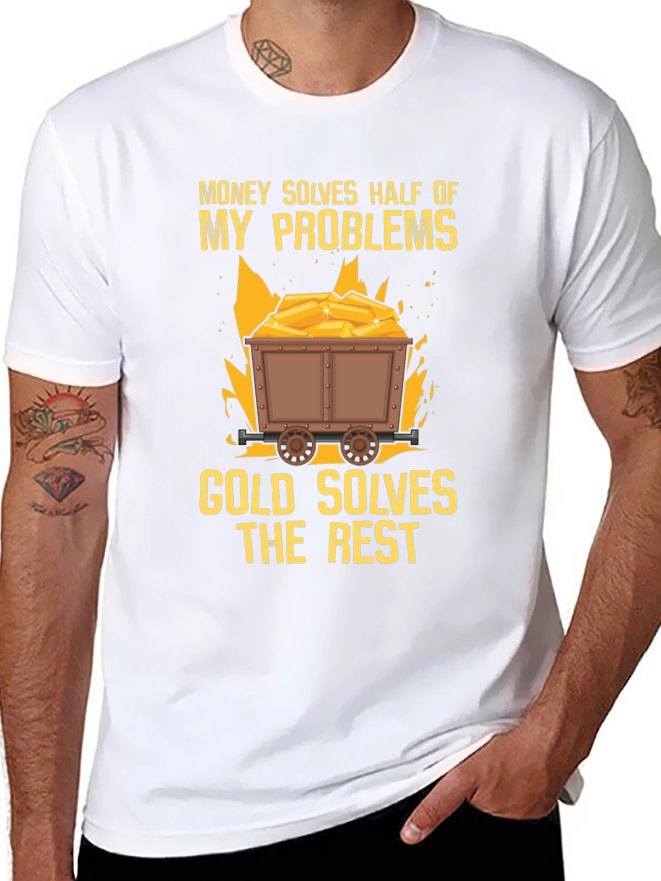 Money Solves Half Gold Solves Rest T-Shirt