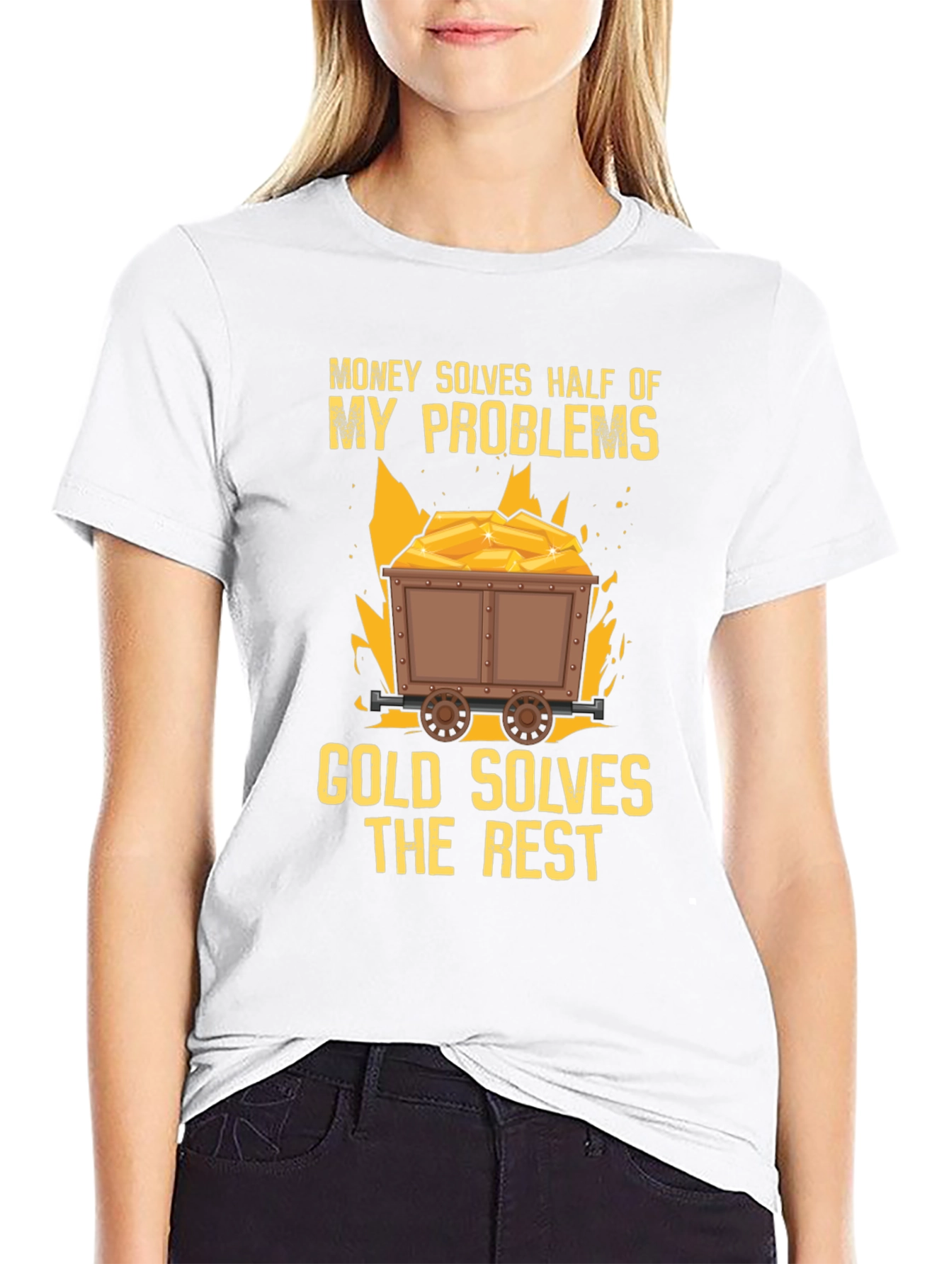 Money Solves Half Gold Solves Rest T-Shirt