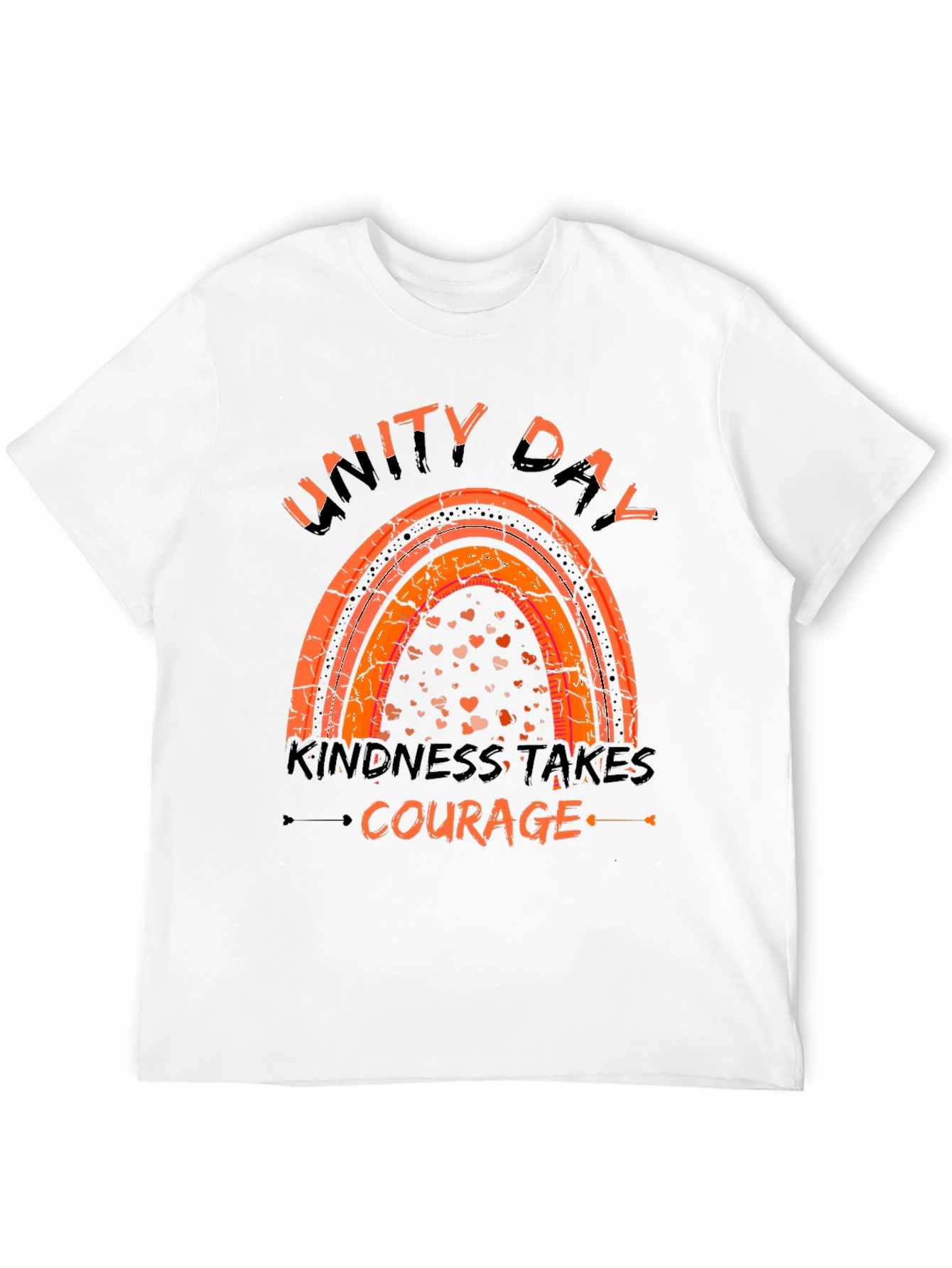 Unity Day Kindness Takes Courage Graphic T-Shirt