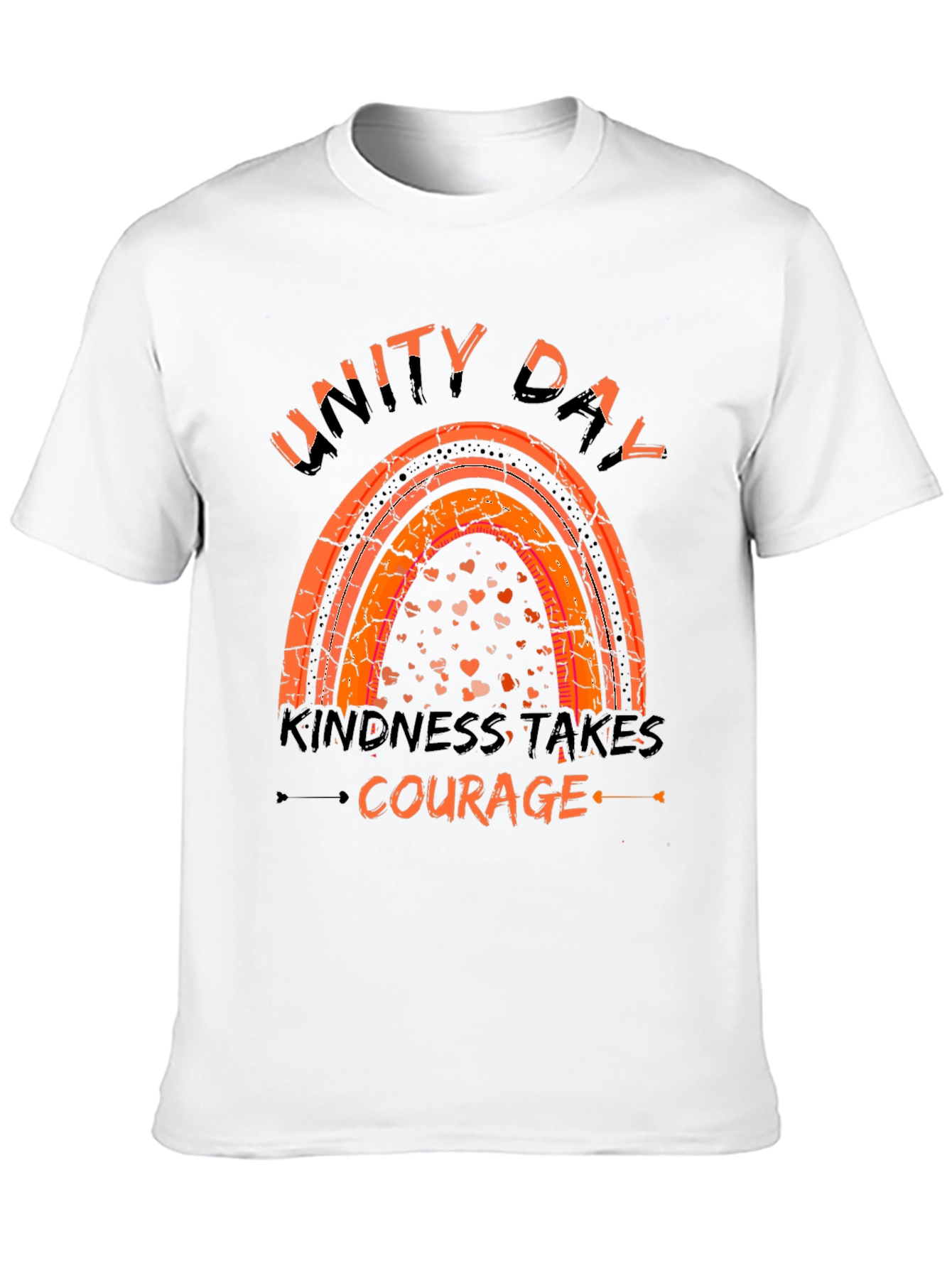 Unity Day Kindness Takes Courage Graphic T-Shirt